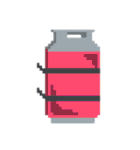 8bit 熱気球 バルーン 天気 weather（個別スタンプ：22）