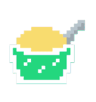 8bit 熱気球 バルーン 天気 weather（個別スタンプ：25）