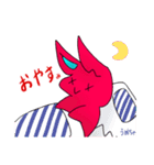 あかいねずみのちうたろう、時々らくーん（個別スタンプ：5）