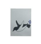 手書きシンプルで、なんかかわいいペンギン（個別スタンプ：2）