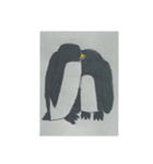 手書きシンプルで、なんかかわいいペンギン（個別スタンプ：4）