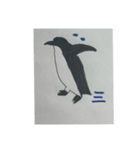 手書きシンプルで、なんかかわいいペンギン（個別スタンプ：6）
