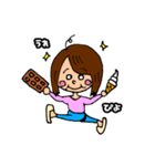 まゆかちゃんの日常スタンプ（個別スタンプ：1）