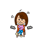 まゆかちゃんの日常スタンプ（個別スタンプ：6）
