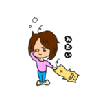 まゆかちゃんの日常スタンプ（個別スタンプ：8）