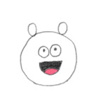 シンプルにくま2（個別スタンプ：7）