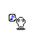 ドットのたかくん（個別スタンプ：9）