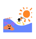 ハッピーめんだこ（個別スタンプ：3）