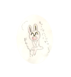 まりの可愛いうさちゃんシリーズ1（個別スタンプ：8）