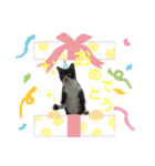 にゃんむ天皇＆たがう姫(シロクロ猫)（個別スタンプ：11）