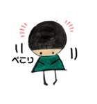 丸い顔の女の子（個別スタンプ：6）