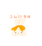 りぼんとうさぎ（個別スタンプ：2）