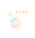 りぼんとうさぎ（個別スタンプ：4）