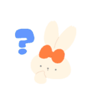 りぼんとうさぎ（個別スタンプ：9）