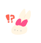 りぼんとうさぎ（個別スタンプ：10）