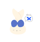 りぼんとうさぎ（個別スタンプ：12）