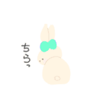 りぼんとうさぎ（個別スタンプ：27）
