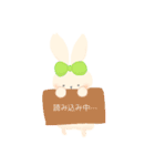 りぼんとうさぎ（個別スタンプ：40）