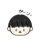 黒髪マッシュの男の子（個別スタンプ：11）