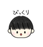 黒髪マッシュの男の子（個別スタンプ：15）