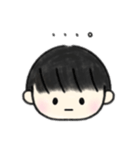黒髪マッシュの男の子（個別スタンプ：18）