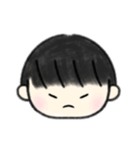 黒髪マッシュの男の子（個別スタンプ：23）
