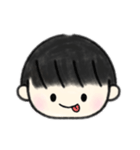 黒髪マッシュの男の子（個別スタンプ：24）