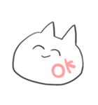 顔にでるねこ。（個別スタンプ：7）