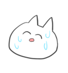 顔にでるねこ。（個別スタンプ：12）