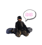 スノーボード 家族（個別スタンプ：12）