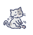 くろいいぬとぶちねこ（個別スタンプ：12）