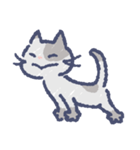 くろいいぬとぶちねこ（個別スタンプ：13）