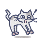 くろいいぬとぶちねこ（個別スタンプ：17）