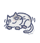 くろいいぬとぶちねこ（個別スタンプ：18）