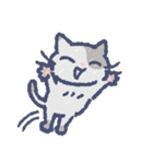 くろいいぬとぶちねこ（個別スタンプ：19）