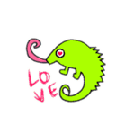 初めての手書きの動物（個別スタンプ：4）
