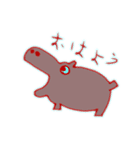 初めての手書きの動物（個別スタンプ：11）