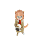 Happy Rock cat 1（個別スタンプ：4）