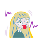 グリンピースになりかけたエリちゃん（個別スタンプ：3）