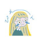 グリンピースになりかけたエリちゃん（個別スタンプ：5）