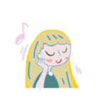 グリンピースになりかけたエリちゃん（個別スタンプ：7）