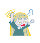 グリンピースになりかけたエリちゃん（個別スタンプ：8）