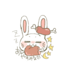 角煮が食べたいうさぎ（個別スタンプ：8）
