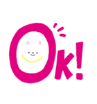 白い犬とねこ（個別スタンプ：5）