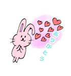 ウサギとネコのおめでとう（個別スタンプ：26）