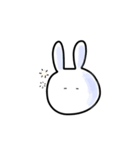 たいてい白いうさぎ2（個別スタンプ：1）