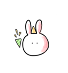 たいてい白いうさぎ2（個別スタンプ：7）