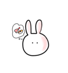 たいてい白いうさぎ2（個別スタンプ：18）