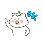 ホッキョクグマトミー（個別スタンプ：3）