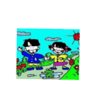 挨拶＆バスタイム（個別スタンプ：12）